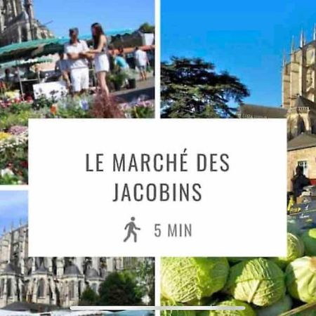 Appartements De Standing Centre Ville, Gare, Jardin,Terrasse Le Mans Luaran gambar